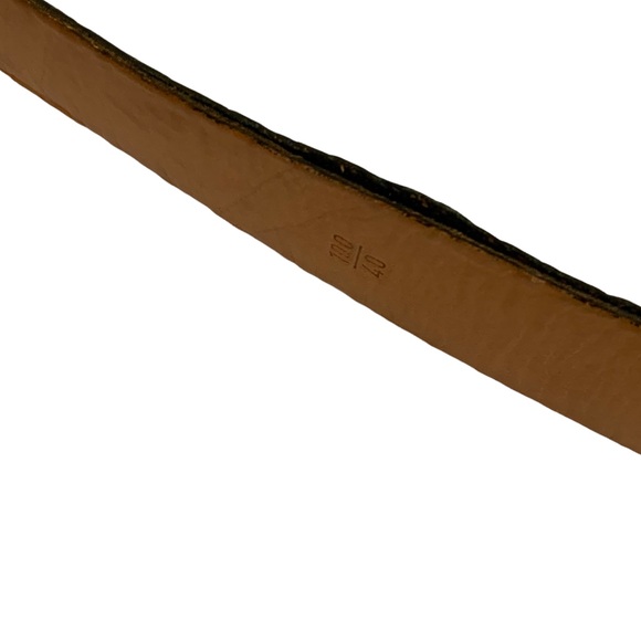 Martin Dingman Black Belt 40 Hand Made in America Basket Grain Italian Calfskin - Picture 11 of 11